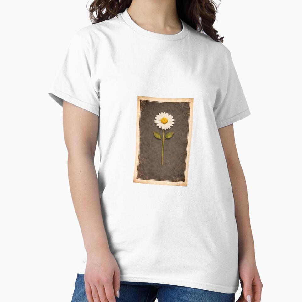 Electric Herbarium White Daisy by Dreamweavemerch