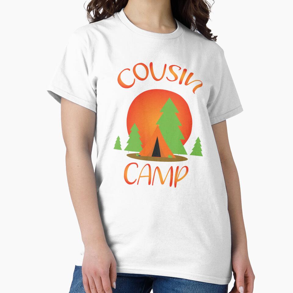 Cousin Camp Shirt – Family Reunion & Matching Vacation Design by PixelWaveBD