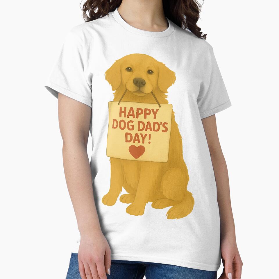 Golden Retriever Love: Happy Dog Dad’s Day! by AbstractAnom