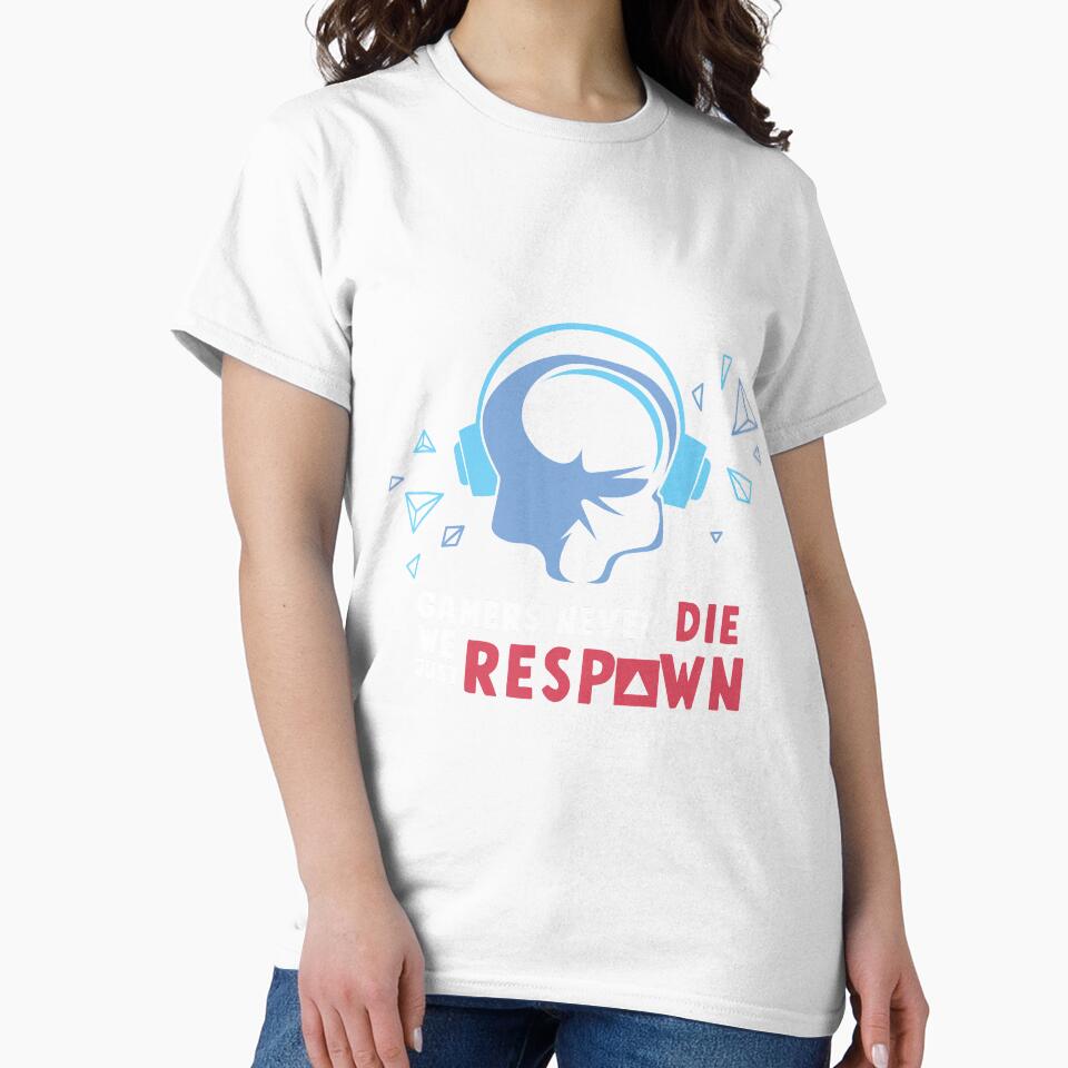 Funny Gaming Sayings Gamer Respawn by titanosdesign