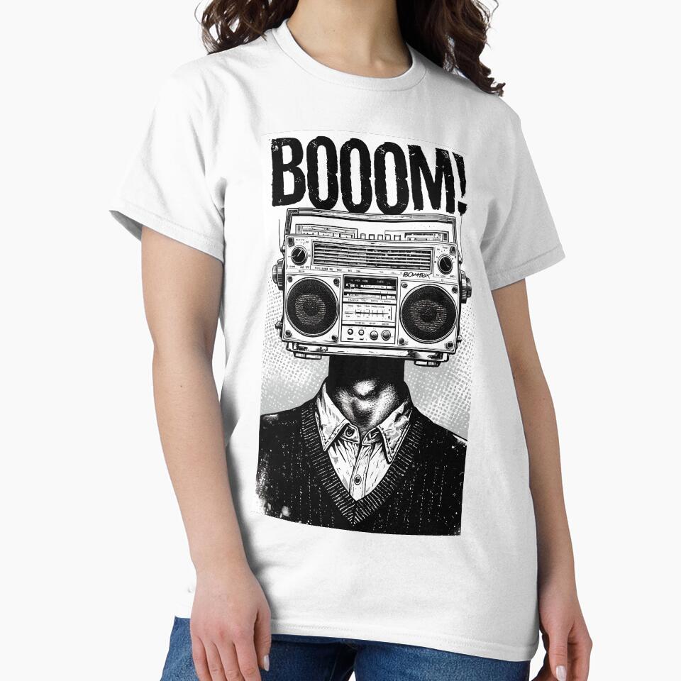 BOOOM – Boombox Head by theThreadzone