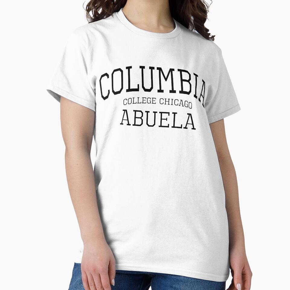 Columbia College Chicago Grandparent Abuela High Quality Print (Black) by blomdel