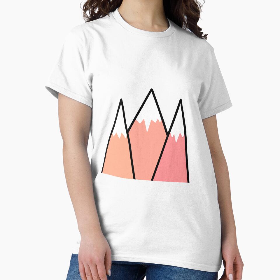Pink mountains by Olivia Bracco