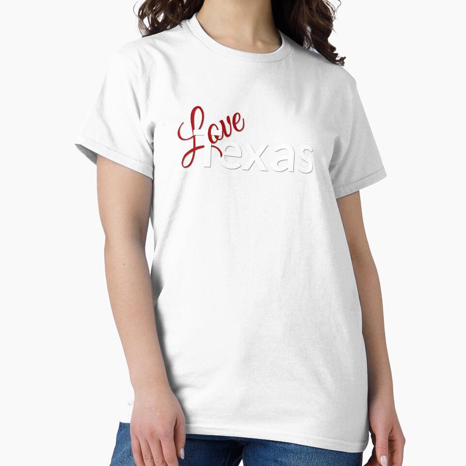 Love Texas, Love TX by Lazy Dad Creations