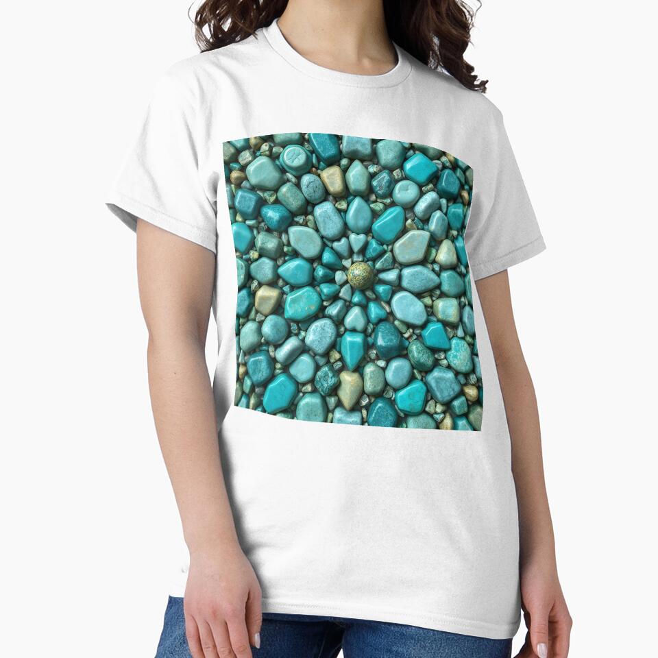 Turquoise Stone 2 by HebaRK Studio