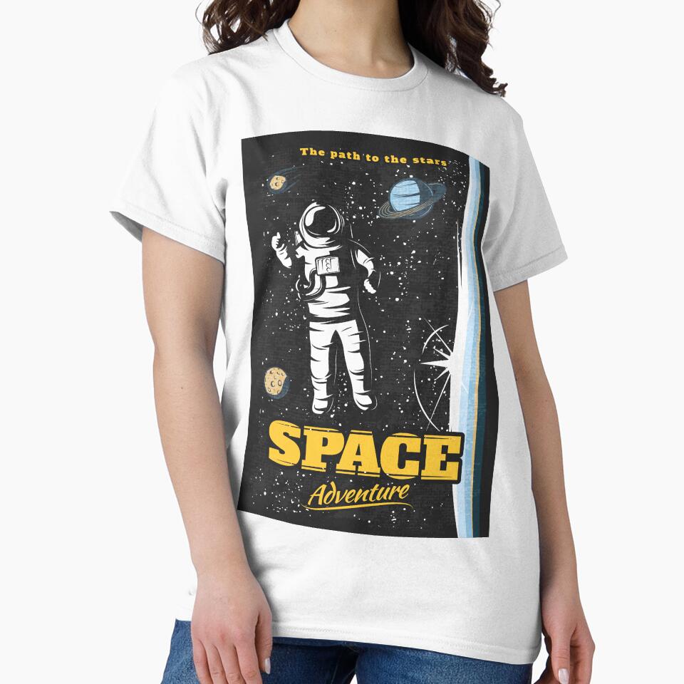 Retro Space Design - "The Path to the Stars" Space Adventure by Hipatye26