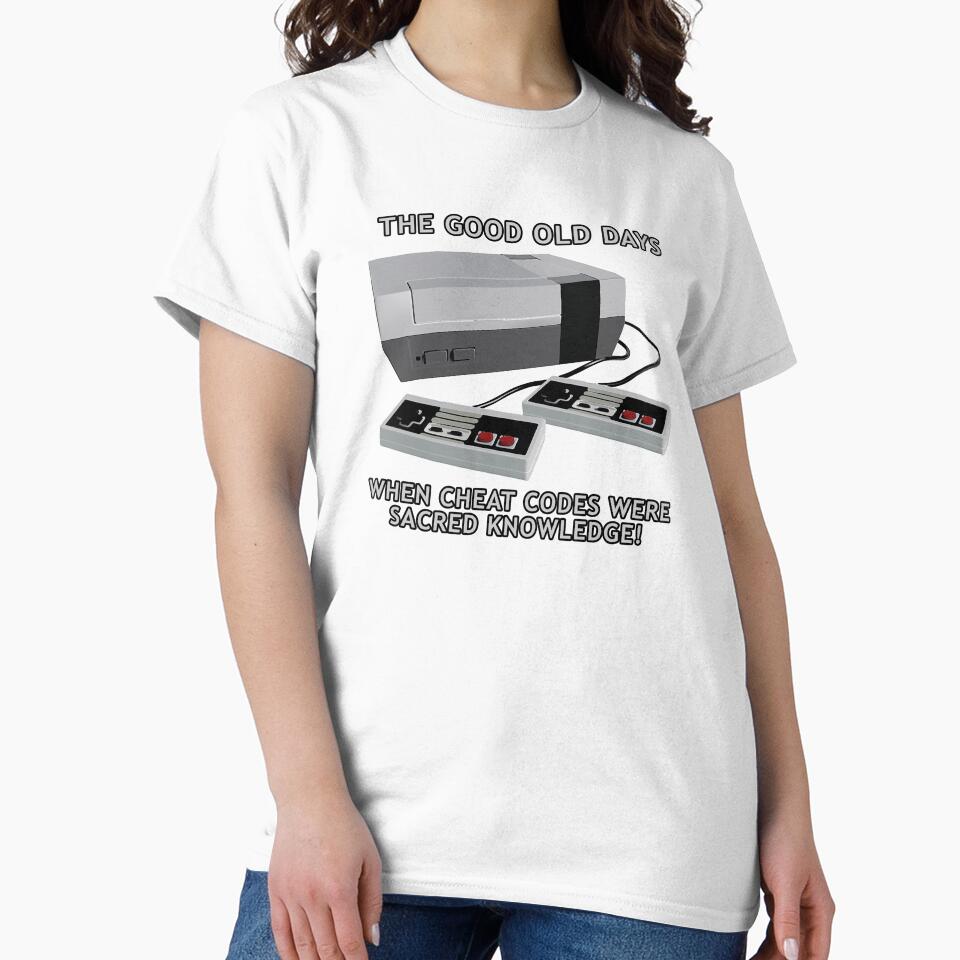 Retro gaming "The Good Old Days When Cheat Codes Were Sacred Knowledge!" by JDMTees