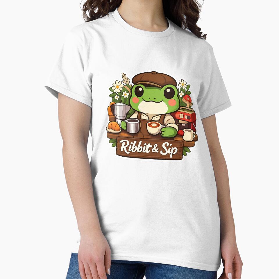 Matcha Mood – Cute Frog Matcha Latte Cozy Sticker by ApneaStore
