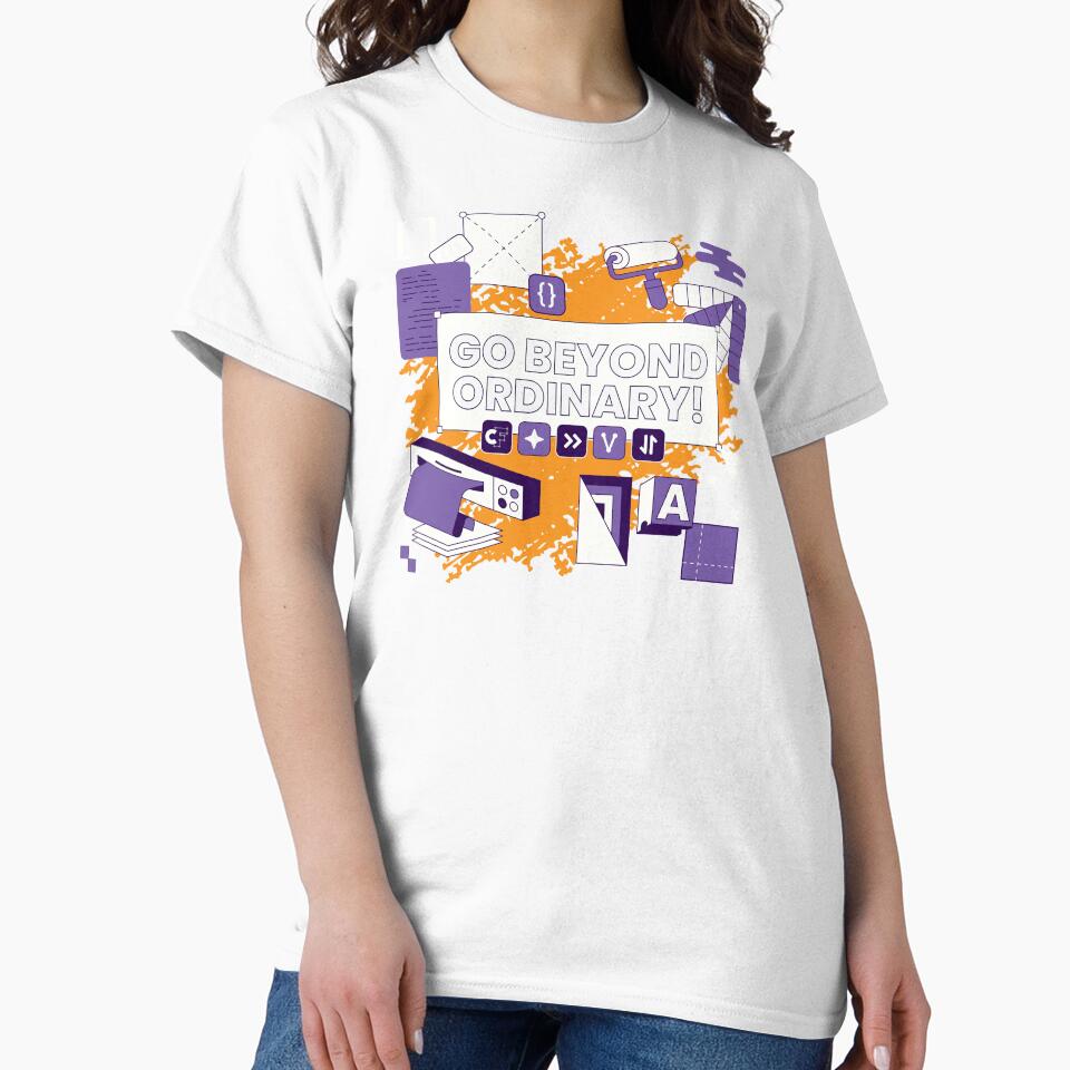 Creative Fabrica "Go Beyond Ordinary" Quote by CFMerch