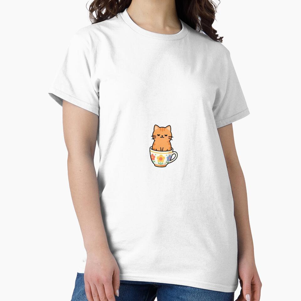 Cute Sleepy Cat in Coffee Mug by SAKTHI2305