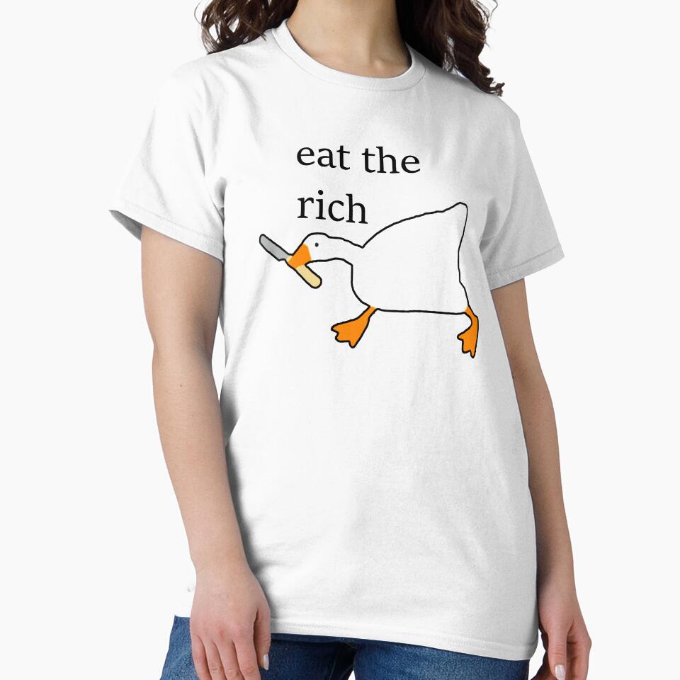 Eat The Rich Goose by voltzandvoices
