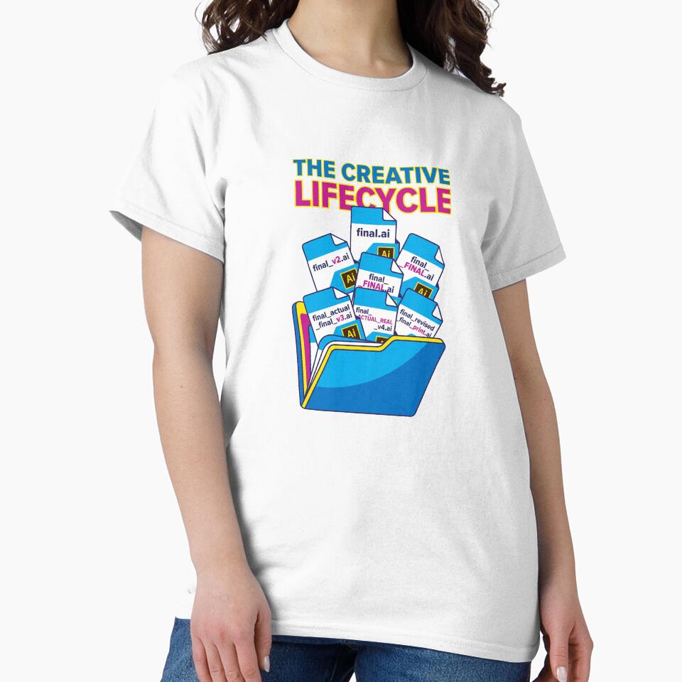 Graphic Designer Final File Name Funny Design Studio Gift T-Shirt by Osmose-Studio ⭐⭐⭐⭐⭐
