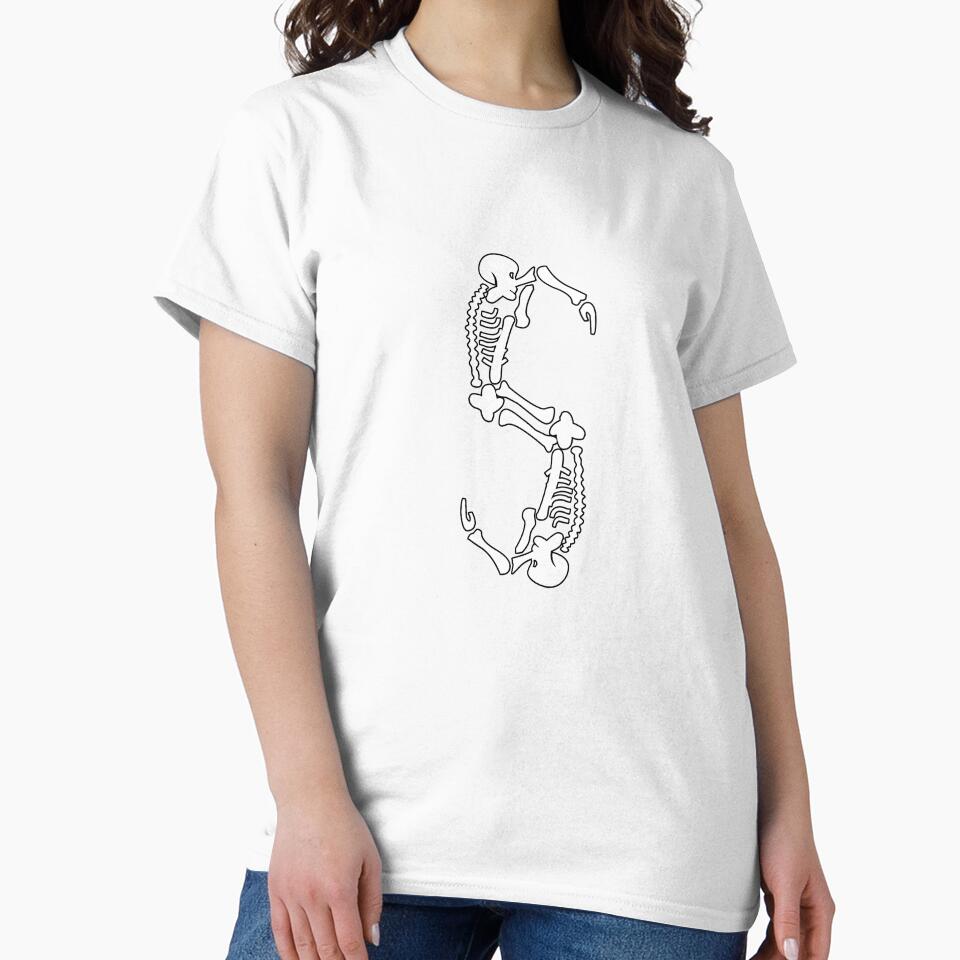 Skulls doing yoga initial monogram S by Rajeev  Singh