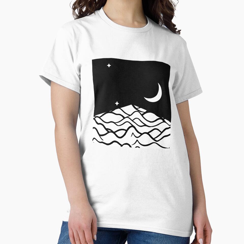 Black Moon with Mountain by Nimiya