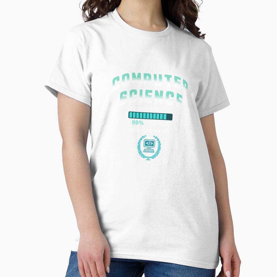 Computer Science Student Loading 99% Stress Funny Coding by Esoniana Design