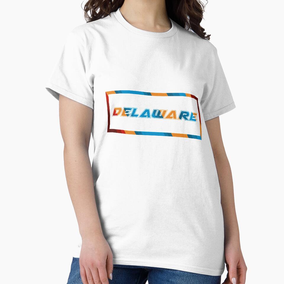 Delaware T-Shirt for Men and Women by AllStarMerch