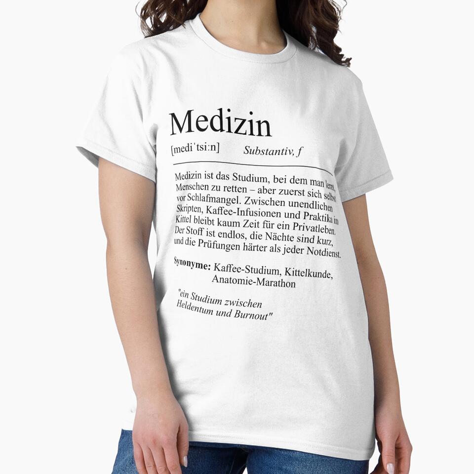 University motto "Medicine" student gift, student by Vorlesungsfrei