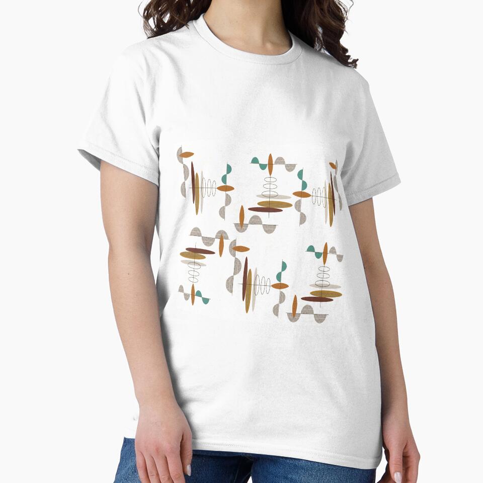 Mid-Century Modern Ovals and Lines by gailg1957