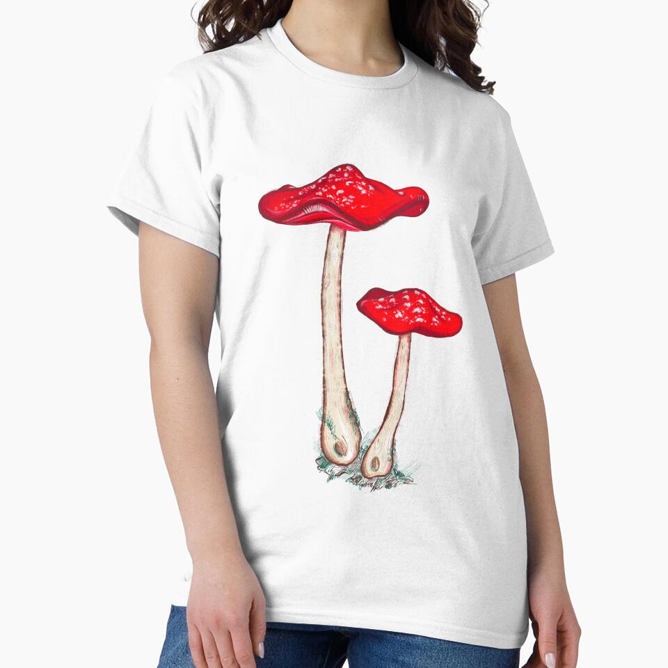Mushrooms. Cute Agaric by Dina Stoianova