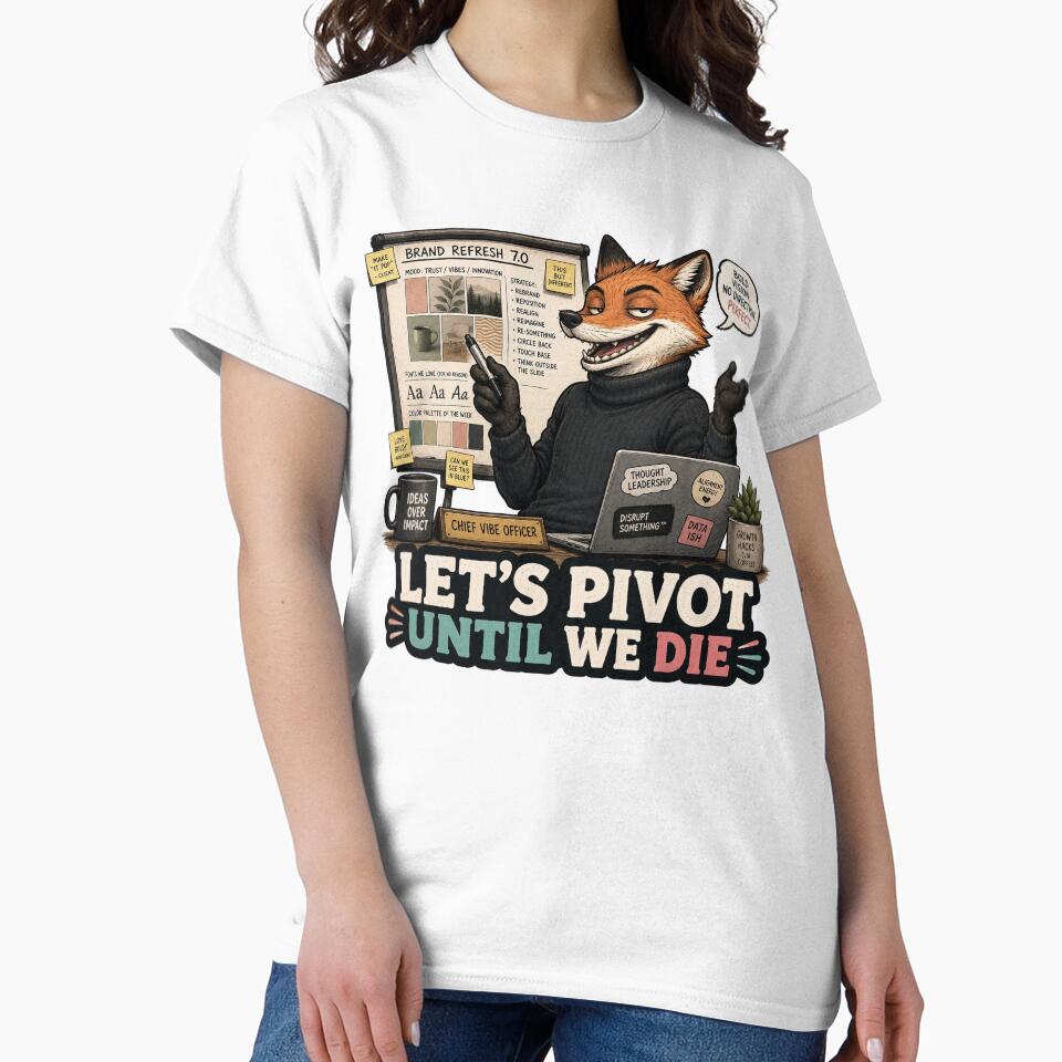 Startup Fox Anti Corporate Pivot Coworker Office Gift by Gentlestate
