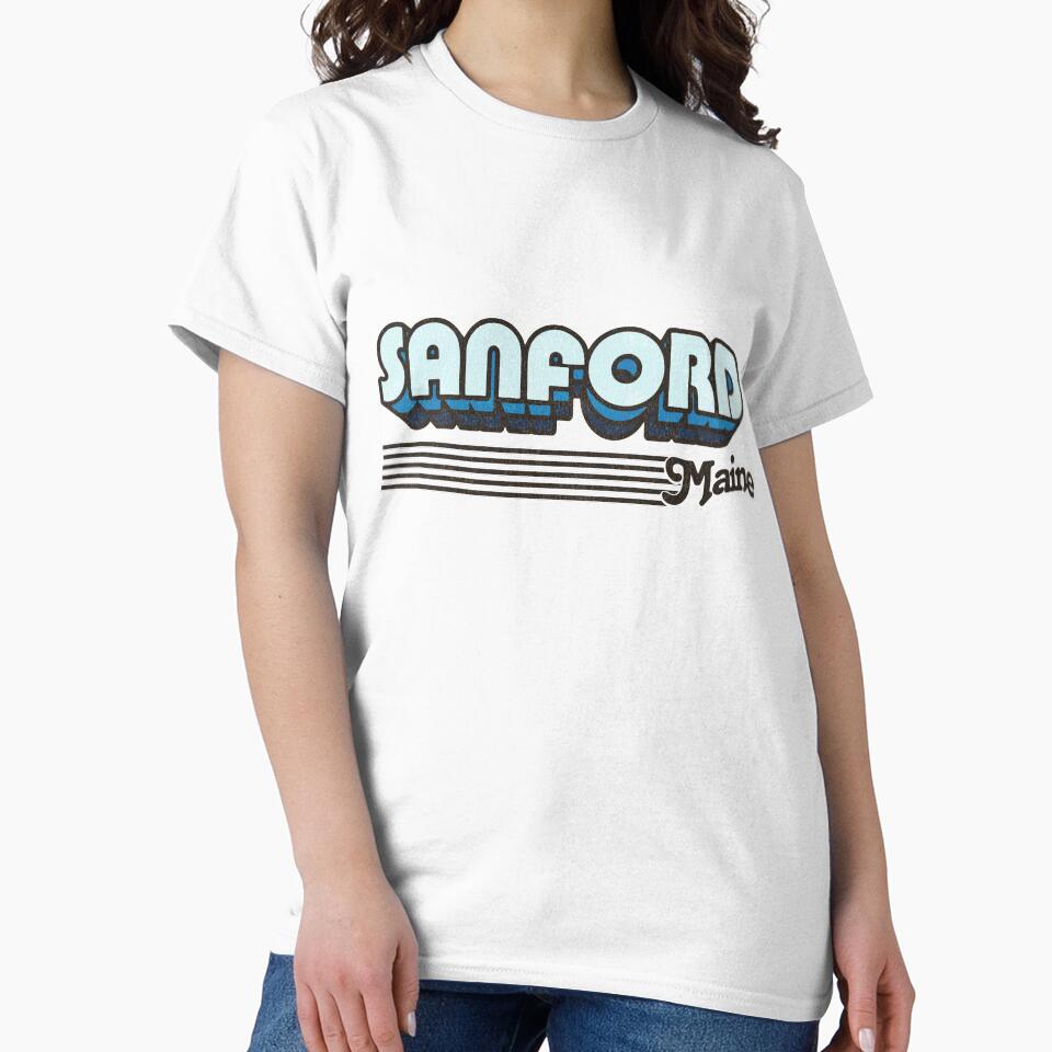 Sanford, Maine | Retro Stripes by retroready