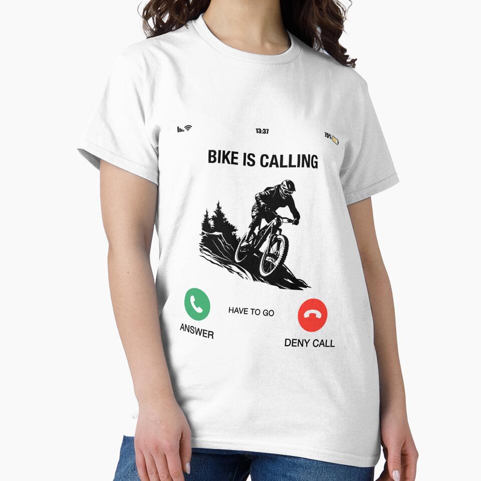 My Bike Is Calling – Funny Cycling Design by magziIIa