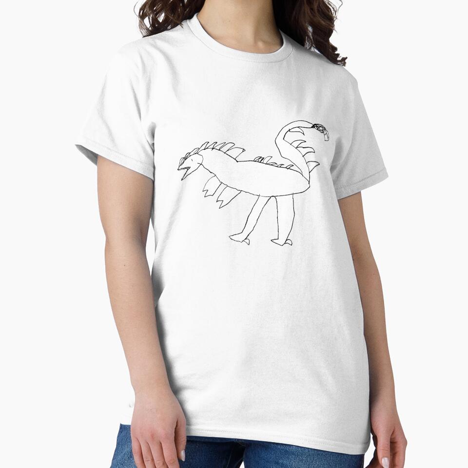 Dinosaur 1 by pracha Unisex , , , Long Sleeve Tee