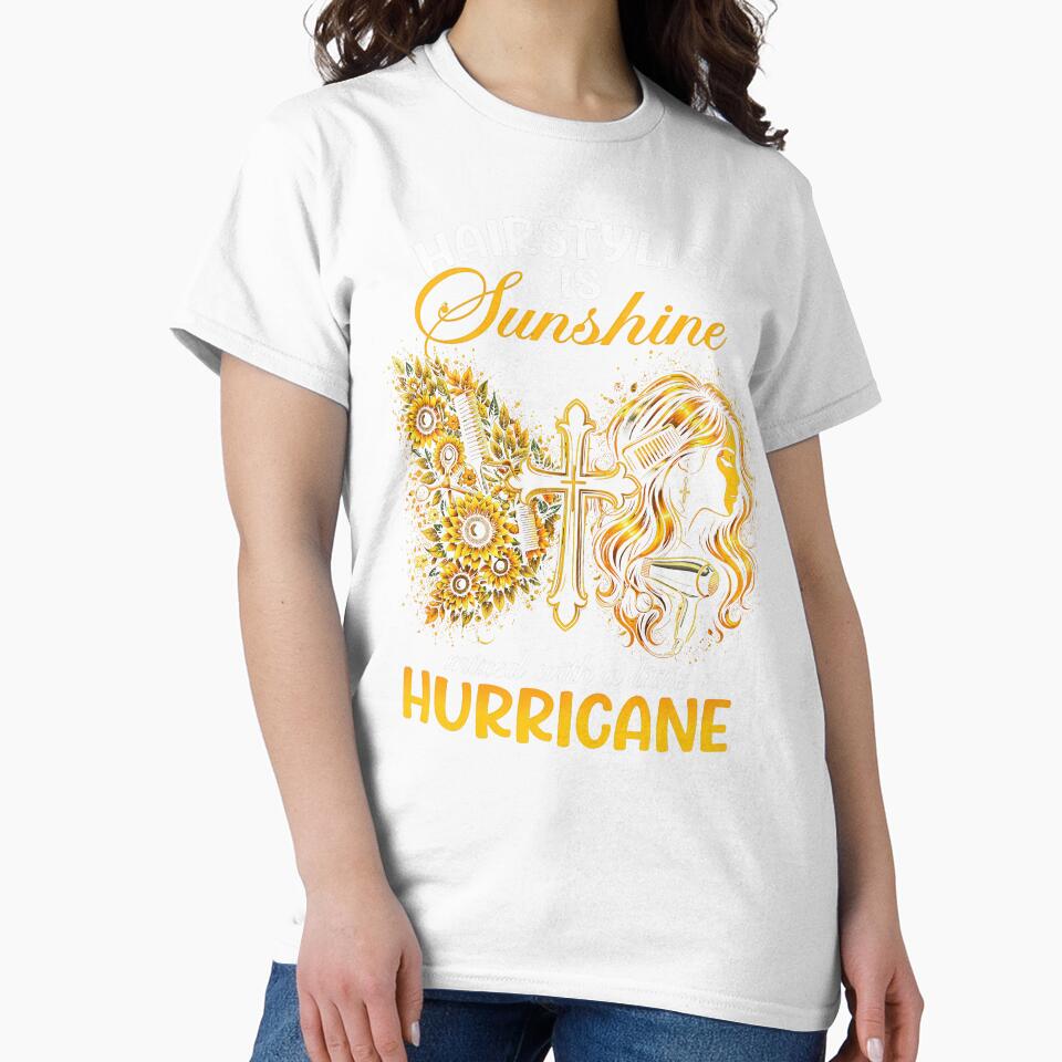 Hairstylist Is Sunshine Mixed With a Little Hurricane Design by justinhmorton