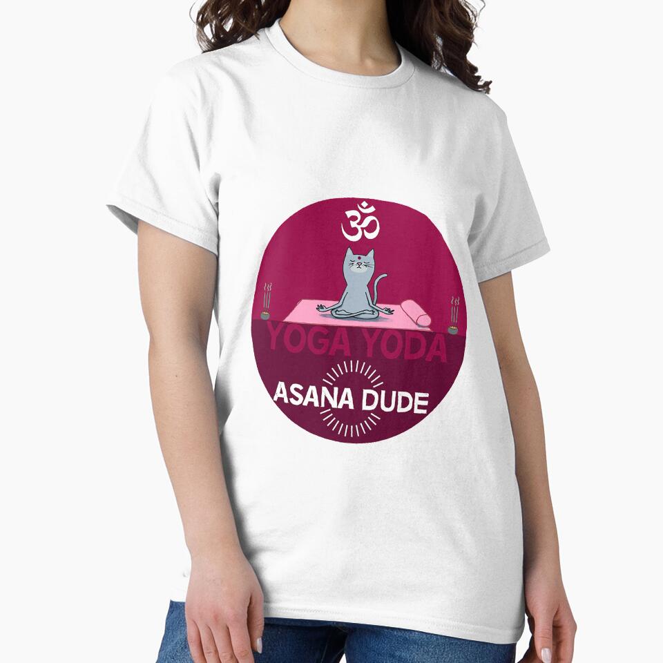 Funny Yoga shirt - Funny Yoga Cat - Fun Yoga t shirt - Yoga Leggings - Funny Yoga Gifts by happygiftideas
