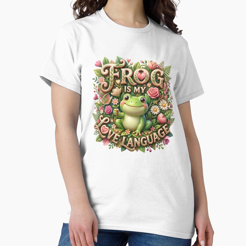 Frog Is My Love Language Cottagecore Frog Gift by pradeepvisuals
