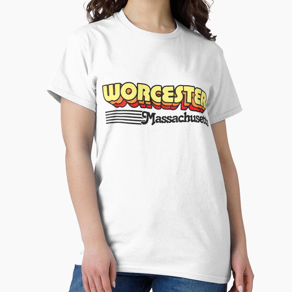 Worcester, Massachusetts | Retro Stripes by retroready