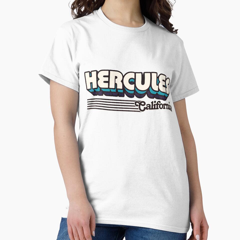 Hercules, California | Retro Stripes by retroready
