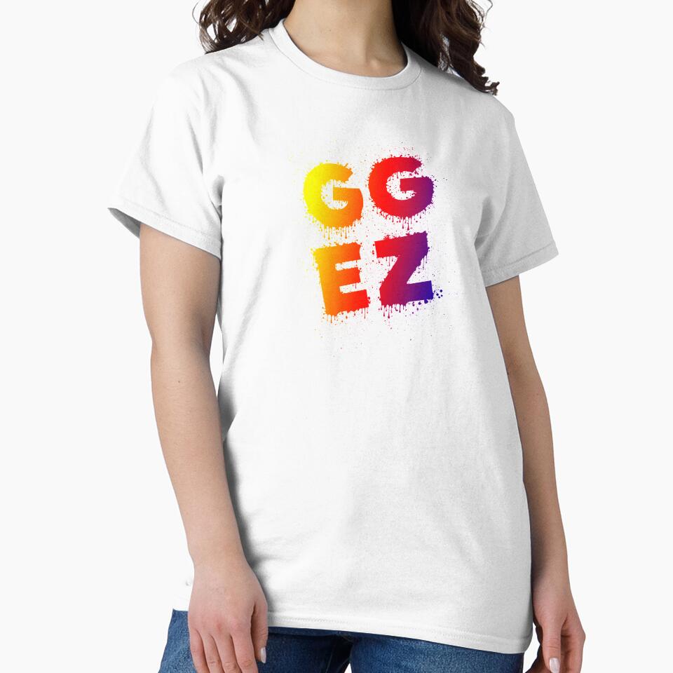 GG EZ - Cool Color Art Game Lover Gift for Gamers by KrisCho