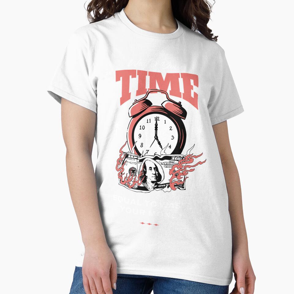 Waste Your Time Streetwear Graphic by VantaStudios05 Unisex , , , Long Sleeve Tee