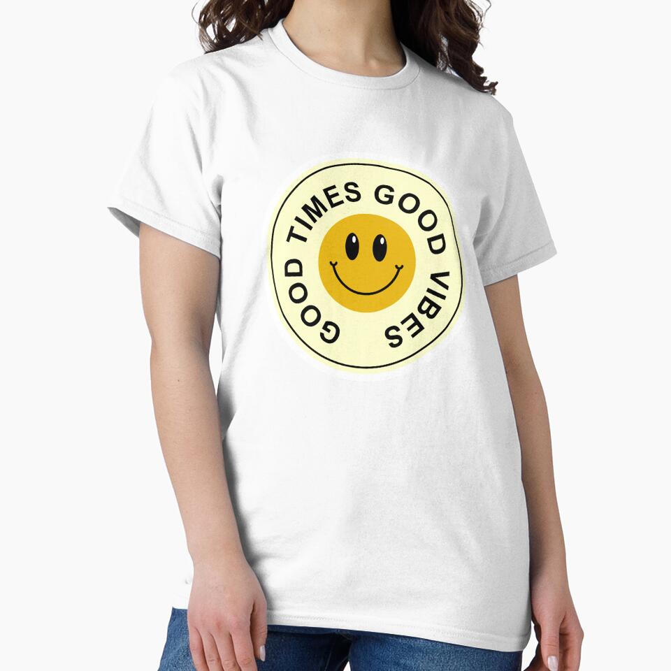 Good Times Good Vibes sticker by buzztrendshop
