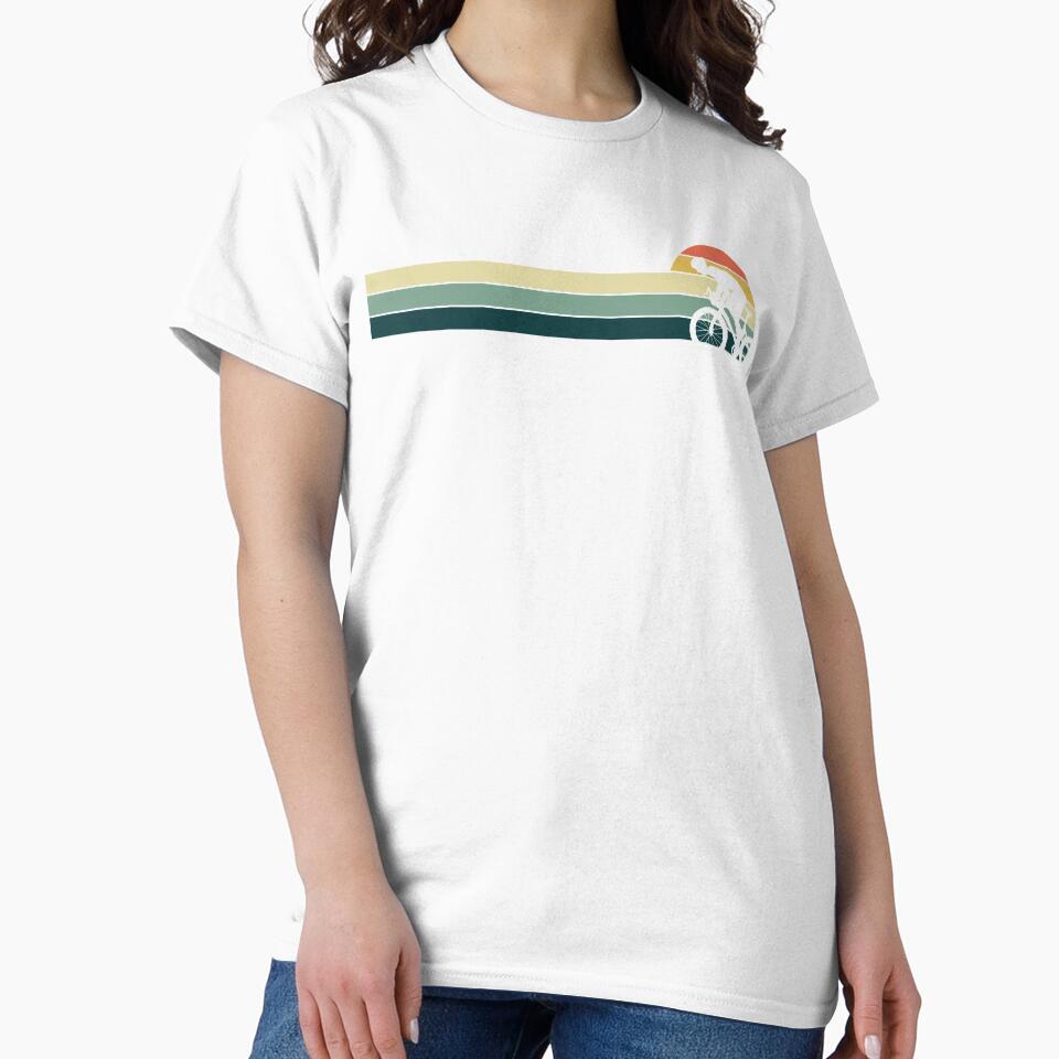 Cycling Retro vintage sunset design by abdelhay31