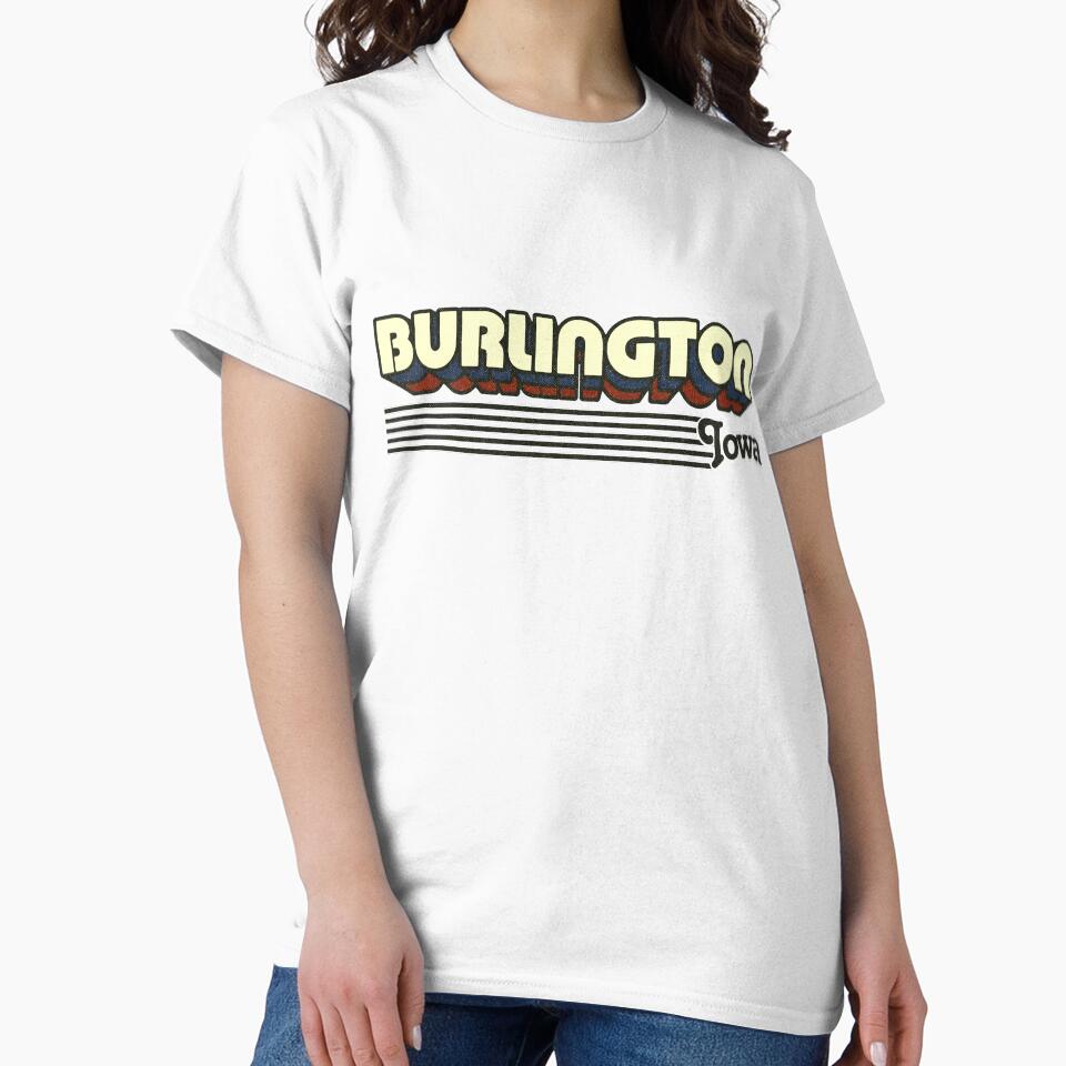 Burlington, Iowa | Retro Stripes by retroready
