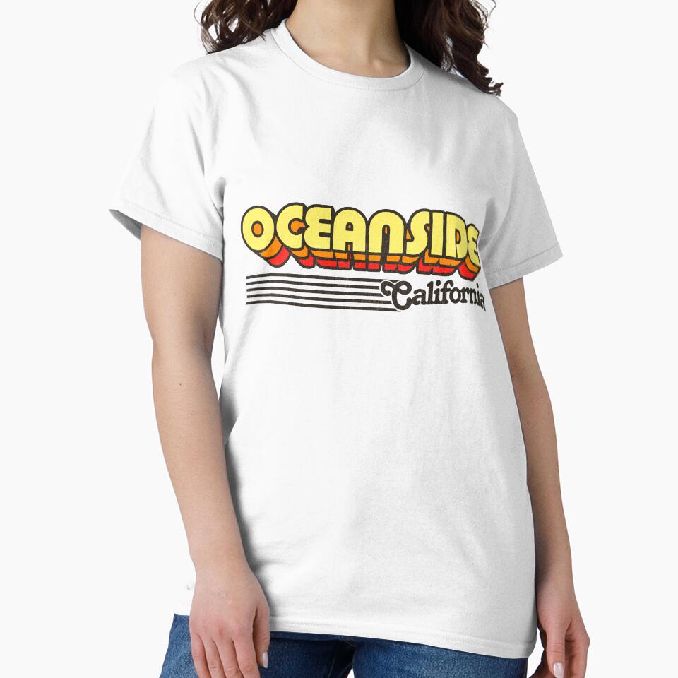 Oceanside, California | Retro Stripes by retroready