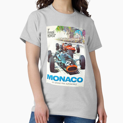 1967 Monaco Grand Prix Racing Poster by retrographics