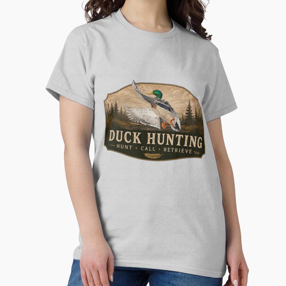 Mallard Flight Duck Hunting Badge by TammyHunterArt