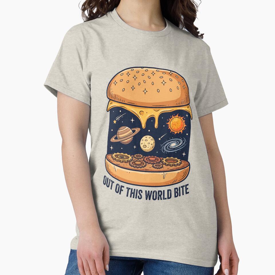 Out Of This World Bite Steampunk Space Burger by Amir Faysal