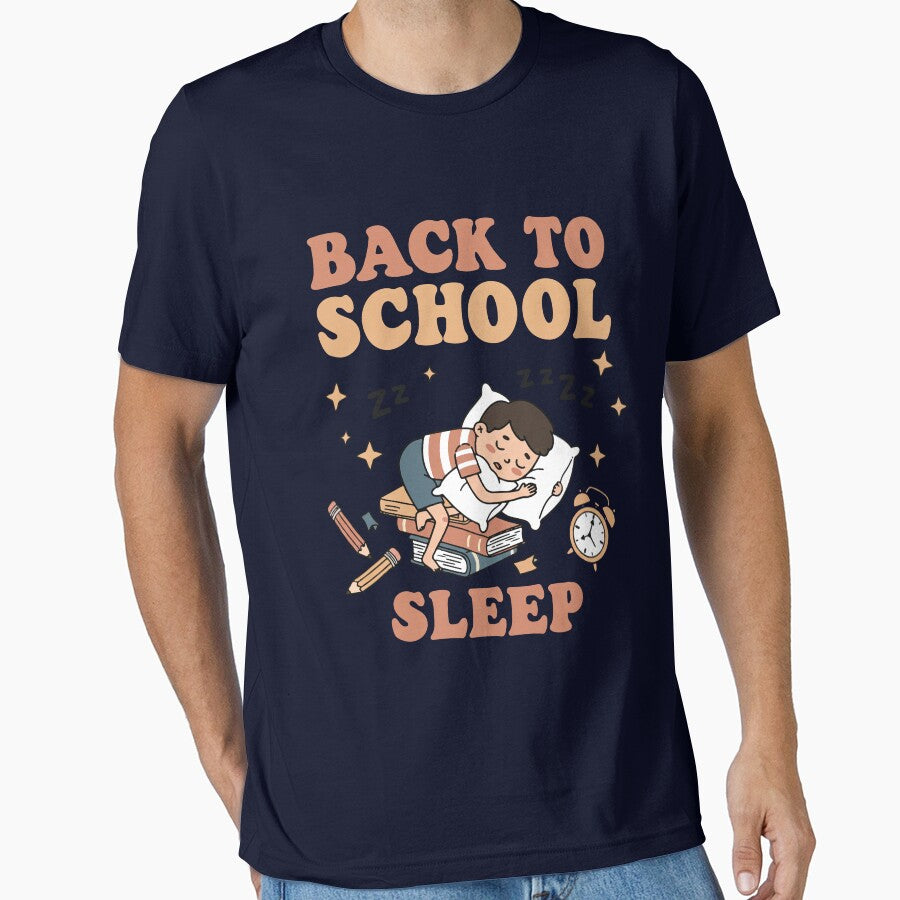 Funny & groovy School Sleep for sleepy students, Back To School Sleep by LuxeGraphix