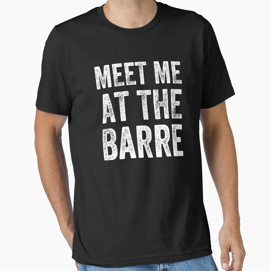Meet Me at the barre - Barre workout saying by Captain Mood