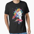 Ballet Dancer Unicorn T shirt Kids Girls Rainbow Ballerina Gifts Party Men Women by LiqueGifts