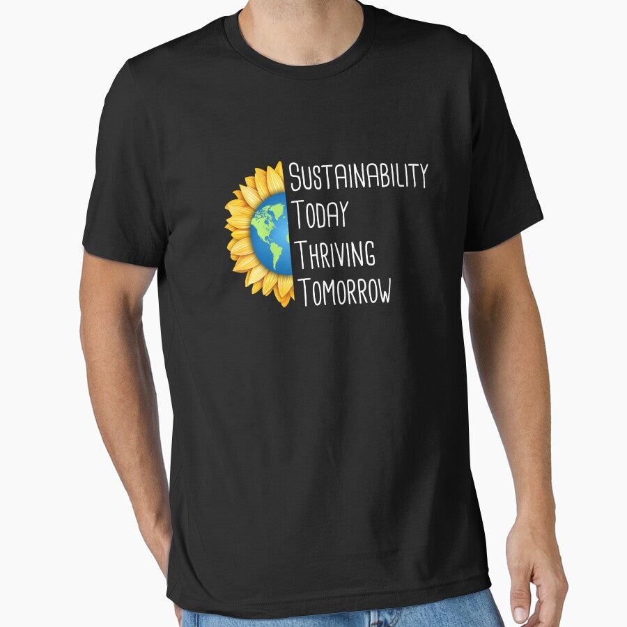 Sustainability Today, Thriving Tomorrow Environmental Protection Positive Sentence by FemiBiutti