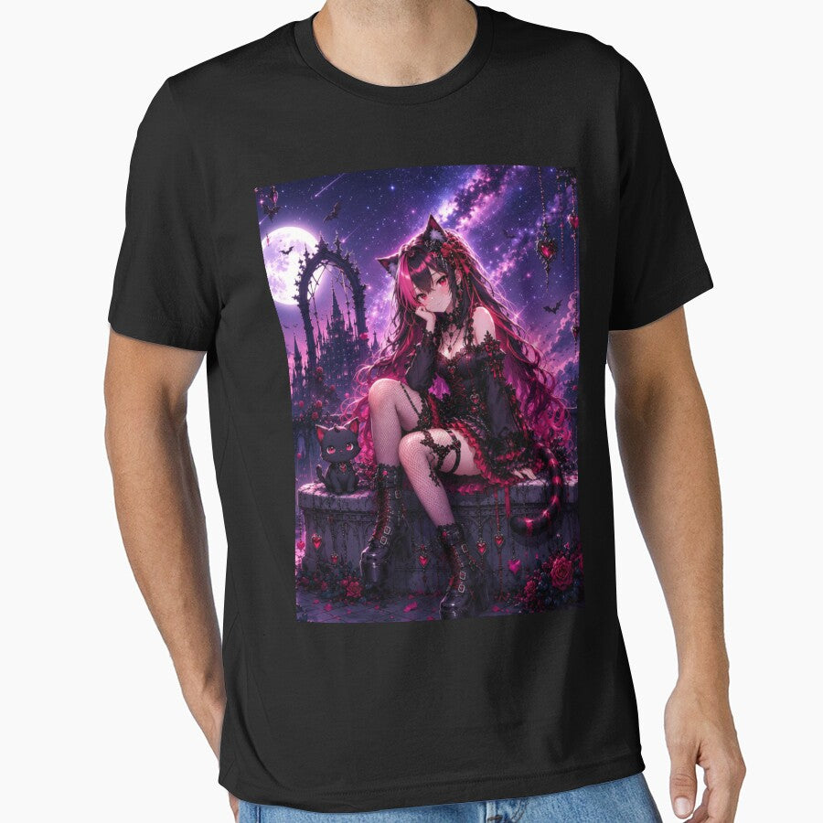 Copy of Copy of Copy of Copy of Copy of Copy of Copy of Copy of Copy of Copy of Copy of  Cute Gothic Anime Girl Everything Sucks by Revyra Design