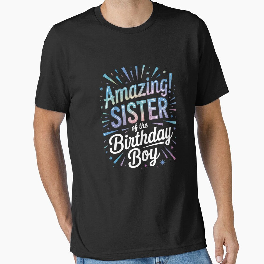 Sister of the Birthday Boy Matching Family Sister Party  1 by angolinnArt