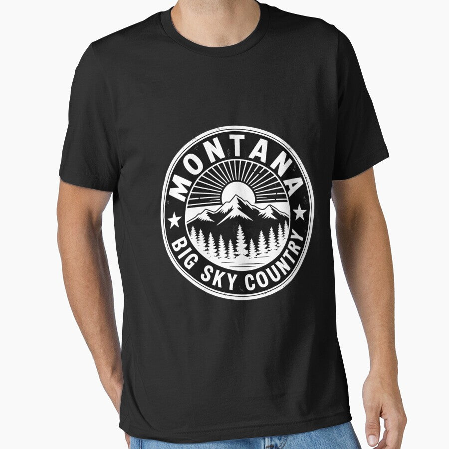 Outdoor & Nature Lover Montana Big Sky Country by Silicula