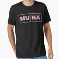 Muna  Silk Chiffon  Baby Pink Aesthetic Logo by AlexaGuillon