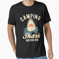 Camping Shark Doo Doo Doo by DR-STORE